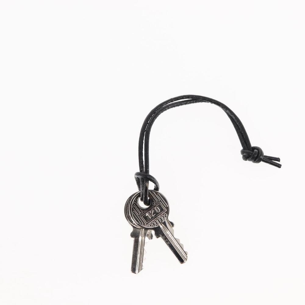 HERMES Cadena Padlock metal Silver Auth hk3165 - Picture 6 of 6